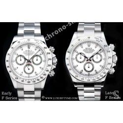 ★Pristine ROLEX luminova handset 18kt White Gold DAYTONA watches Ref 116509, 116519, 116520, 116528 cal 4130★