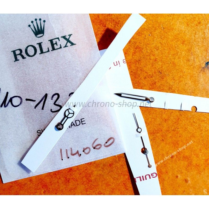 Rolex Genuine Hands set LUMINOVA Submariner Ssteel Ceramic ref. 116610,116619 new lancette