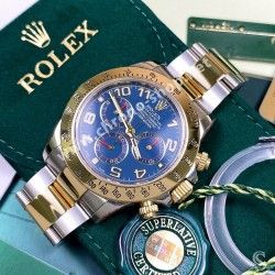 Rolex Aiguilles Chromalight Or jaune montres Cosmograph Daytona 116598,116568,116518,116528,116523 Cal 4130