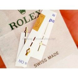 Rolex authentique Set aiguilles fines en or jaune & noir montres 36mm Datejust 16013,16018 Cal 3035,3135