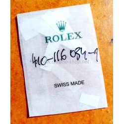 Rolex Oyster Perpetual Jeu Aiguilles Or blanc LUMINOVA montres Rolex taille medium 34mm Ref 116034