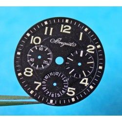 RARE BREGUET TYPE XX AERONAVAL FLYBACK MILITARY WATCHES BLACK DIAL ref 3800