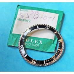 ★★ ROLEX N.O.S LUNETTE SUBMARINER VINTAGE  5513 5512 1680 ET FAT FRONT INSERT TRITIUM NEUVE DE STOCK ★★