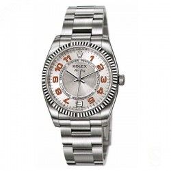 Rolex Oyster Perpetual AIR-KING Jeu Aiguilles Or blanc Luminova Ref montres 114200, 114210, 114234