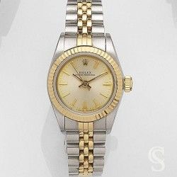 ROLEX NOS Oyster Perpetual Medium 26mm Zeiger Luminova Batons Hands Ref 410-67198