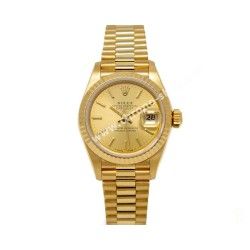 ROLEX MONTRES DAMES LADY DATEJUST 69173, 69178, SET AIGUILLES OR JAUNE AU LUMINOVA Cal. 2035, 2135