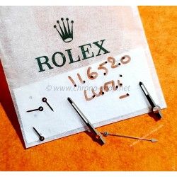ROLEX luminova slim handset 18kt White Gold DAYTONA watches Ref 116509, 116519, 116520, 116528 cal 4130