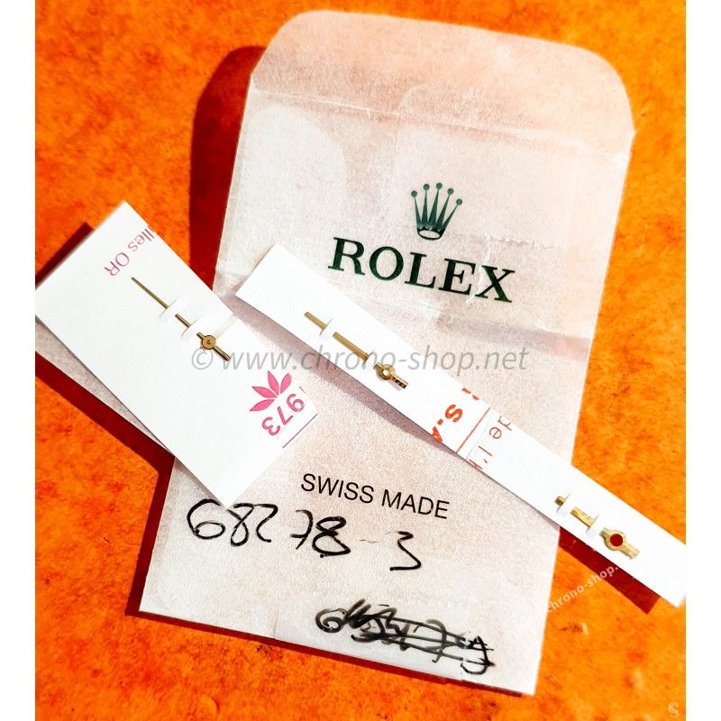 ROLEX MIDSIZE DATEJUST 68273 & 68278 GOLD LUMINOVA HAND SET MINT & ORIGINAL CAL 2035, 2135, 2030, 2235