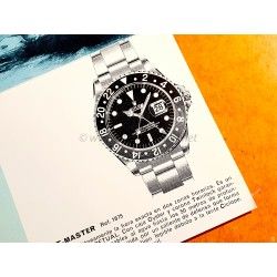 Rolex Rare livret des années 60 Montres vintages Daytona 6239, Rolex GMT 1675, Datejust 1601,1002,DayDate 1803,Submariner 5513