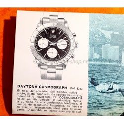 Rolex Rare livret des années 60 Montres vintages Daytona 6239, Rolex GMT 1675, Datejust 1601,1002,DayDate 1803,Submariner 5513
