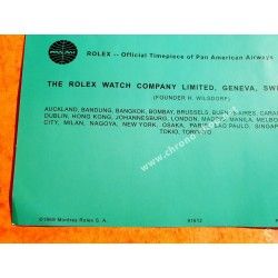 VINTAGE 1966 Rolex Brochure for EXPLORER MODEL 1016  EXTREMELY RARE COLLECTIBLE GOODIE 