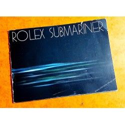 ROLEX 1981 BOOKLET LIVRET MONTRES VINTAGES SUBMARINER, SEA-DWELLER 5513, 1665, 16660,16808
