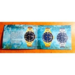 ROLEX 1981 BOOKLET LIVRET MONTRES VINTAGES SUBMARINER, SEA-DWELLER 5513, 1665, 16660,16808