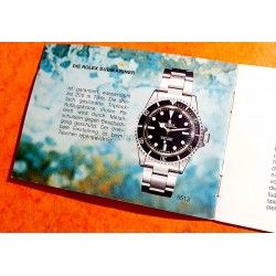 VINTAGE 1979 ROLEX SUBMARINER double RED DRSD SEA-DWELLER 1665 WATCHES Redsub 1680, 5513 WATCH BOOKLET, MANUAL CIRCA 1979