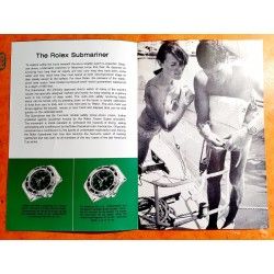 ROLEX 1969 VINTAGE MONTRES ROLEX EXPLORER 1016 BROCHURE LIVRET AUTHENTIQUE