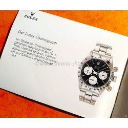 Rolex 1972  Vintage & Collectible Genuine Cosmograph Daytona Paul Newman 6263,6265 Booklet, manual