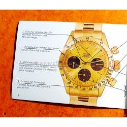 Rolex 70's Vintage Livret Montres anciennes Paul Newman Daytona 6263,6262,6265,6240,6239