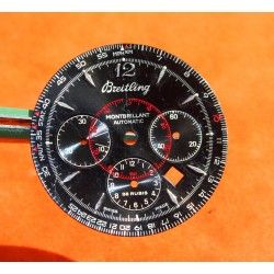 BREITLING CADRAN MONTBRILLANT CHRONOMETRE AUTOMATIQUE COULEUR NOIR ET ROUGE