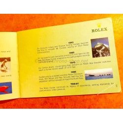 Rolex 1988 Vintage 16523, 16528, 16520 Daytona Patrizzi Cosmograph Watch Manual Booklet Brochure