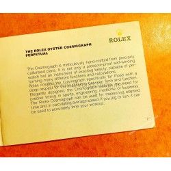 Rolex 1988 Vintage 16523, 16528, 16520 Daytona Patrizzi Cosmograph Watch Manual Booklet Brochure