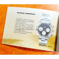 Rolex 70's Vintage & Collectible Genuine Cosmograph Daytona Paul Newman 6263,6265 Booklet, manual