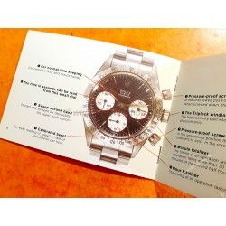 Rolex 70's Vintage & Collectible Genuine Cosmograph Daytona Paul Newman 6263,6265 Booklet, manual