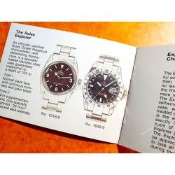 Rolex 1975 Vintage & Rare Genuine Booklet,Manual,Watches Explorer 1016 & Explorer II 1655 Freccione Steve Mcqueen