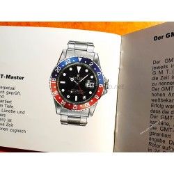ROLEX 197 GMT-MASTER VINTAGE Booklet Colorful Instructions manual spanish,Libretto 1675, 1675/0, 1675/3, 1675/8