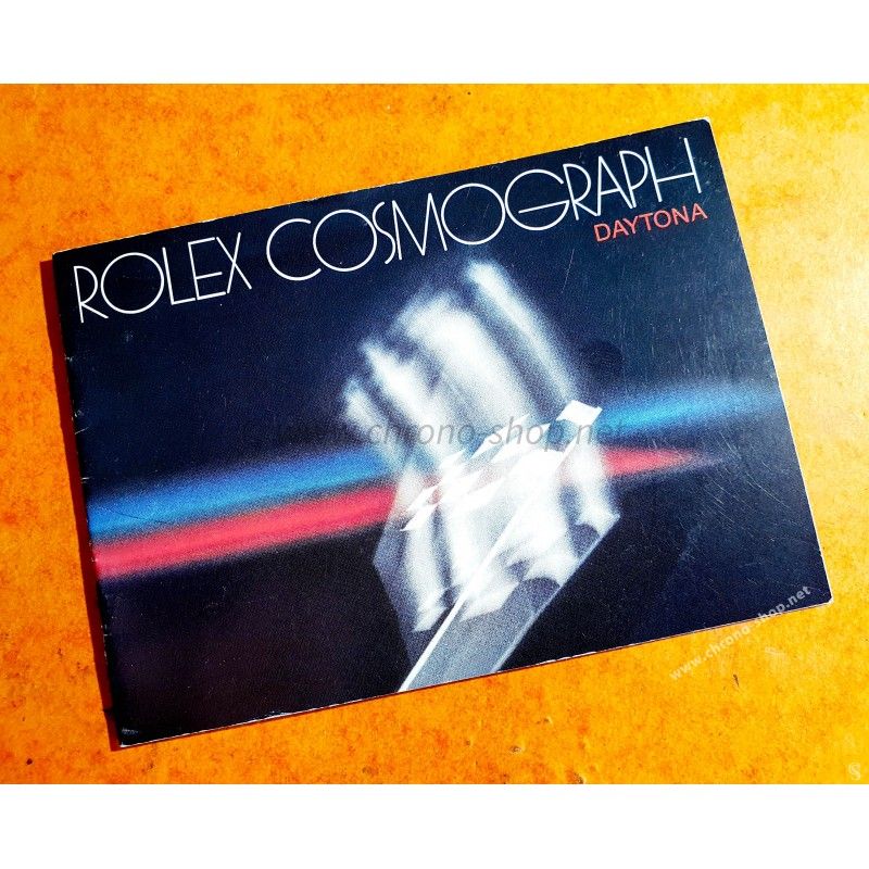 VINTAGE 80's Booklet, manual ROLEX COSMOGRAPH DAYTONA 1982 for models 6263, 6265, 6240 watches Paul Newman