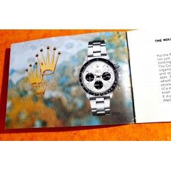 VINTAGE 80's Booklet, manual ROLEX COSMOGRAPH DAYTONA 1982 for models 6263, 6265, 6240 watches Paul Newman