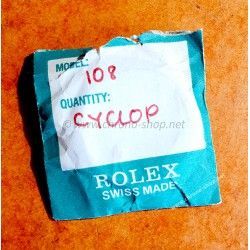 ROLEX NOS CYCLOPE 108 PLEXIGLAS VERRE ACRYLIQUE MONTRES 6122-6127, 6294, 6494, 6515, 6518, 6694, 7914, 7919, 7929, 9294