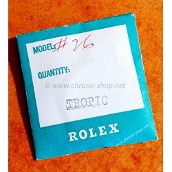 Genuine Rolex Tropic 6 Plastic Plexi Acrylic Watch Crystal 25-6 ref 6220, 6221, 7910