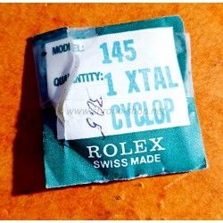 ROLEX Genuine Cyclop 145 Plexiglas Watch Part Crystal Factory Package Airking, Oyster Perpetual 15000,15003,15505,15007,15008