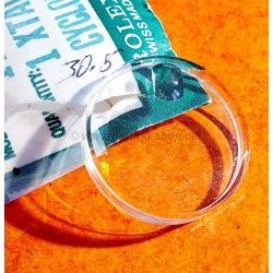 ROLEX Genuine Cyclop 145 Plexiglas Watch Part Crystal Factory Package Airking, Oyster Perpetual 15000,15003,15505,15007,15008