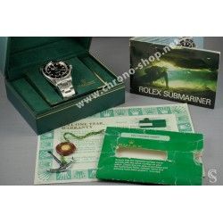 VINTAGE ROLEX GARANTY PAPER WATCH STORAGE SLEEVE CARD GREEN VINTAGE FROM 80's