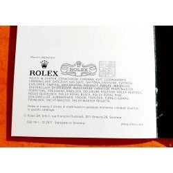 Rolex 2011 Genuine Instructions Manual english Language Booklet Datejust II 116300, 116333, 116334 watches