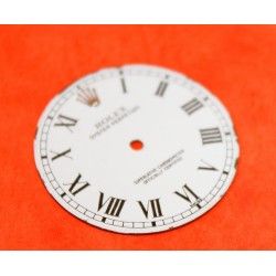 VINTAGE CADRAN ROLEX OYSTER PERPETUAL CHIFFRES ROMAINS BLANC