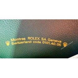 ROLEX Genuine Factory 101.40.56 Green Leather Card Calendar Instruction Holder watch goodie