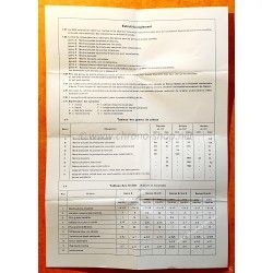 Rolex 1968 Vintage Warranty paper document Bureaux Suisses Timing Certificates watches submariner 5510,5508, GMt 6542, 1675