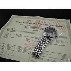 Rolex Vintage Garantie document 1966 Papier Bureaux Suisses marché chronomètres Montres DateJust 1603
