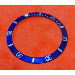 Old 90's Blue Rolex Submariner Tutone 16803 16613 16808 16618 Gold Watch Bezel Insert Part