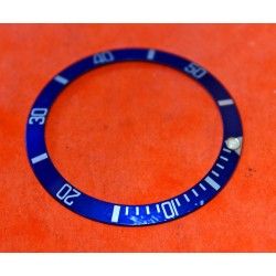 Old 90's Blue Rolex Submariner Tutone 16803 16613 16808 16618 Gold Watch Bezel Insert Part