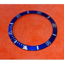 Old 90's Blue Rolex Submariner Tutone 16803 16613 16808 16618 Gold Watch Bezel Insert Part