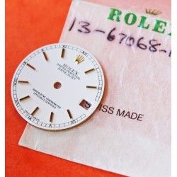 CADRAN ROLEX DATEJUST BLANC  MEDIUM REF 68008 68278 6827/68273/68278/78273/178278/68273 cal 2135