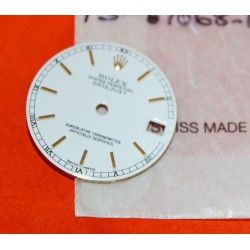 CADRAN ROLEX DATEJUST BLANC  MEDIUM REF 68008 68278 6827/68273/68278/78273/178278/68273 cal 2135