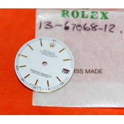 CADRAN ROLEX DATEJUST BLANC  MEDIUM REF 68008 68278 6827/68273/68278/78273/178278/68273 cal 2135