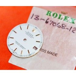 CADRAN ROLEX DATEJUST BLANC  MEDIUM REF 68008 68278 6827/68273/68278/78273/178278/68273 cal 2135