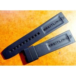 Breitling New 2013 152S Black Watch Rubber Diver Pro III 3 Aerospace,Chronoliner Hershey Strap 22-20mm OEM