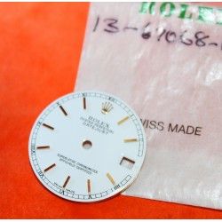 CADRAN ROLEX DATEJUST BLANC  MEDIUM REF 68008 68278 6827/68273/68278/78273/178278/68273 cal 2135