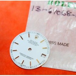 CADRAN ROLEX DATEJUST BLANC  MEDIUM REF 68008 68278 6827/68273/68278/78273/178278/68273 cal 2135